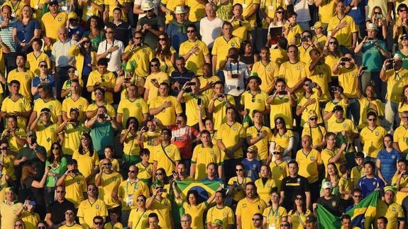 El Mundial ya reina en el país del fútbol