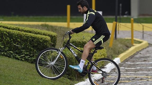 Cesc, con la selección.