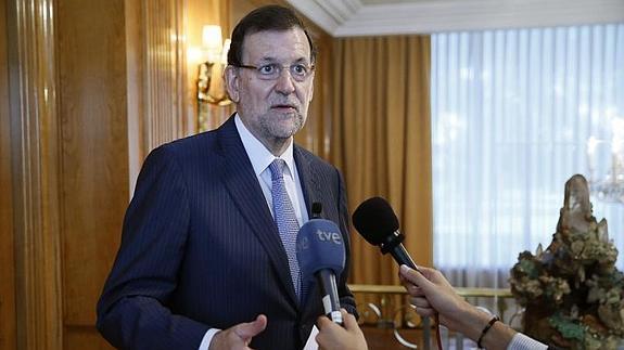 El presidente del Gobierno, Mariano Rajoy, realiza declaraciones sobre el avión malasio