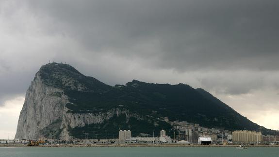 Vistas del Peñón de Gibraltar. 