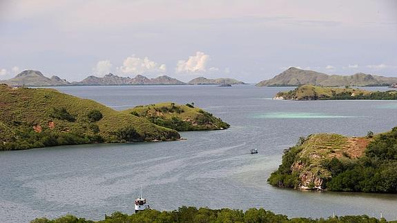 Isla de Komodo, lugar próximo a donde se produjo el naufragio. 