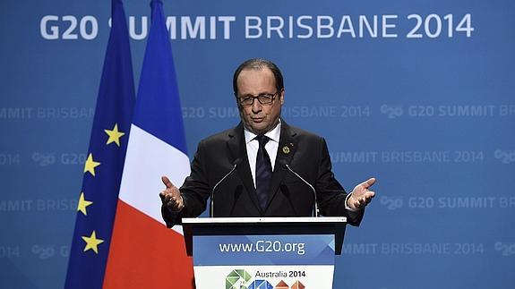 El presidente de Francia, François Hollande.