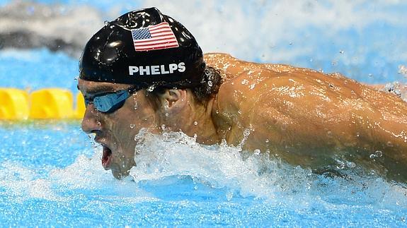 Michael Phelps, nadador estadounidense. 