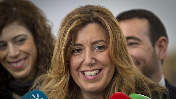 La presidenta de la Junta de Andalucía, Susana Díaz. 