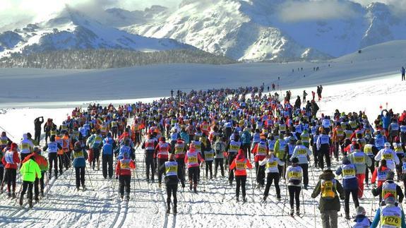 Imagen de la última edición de la competición en Baqueira