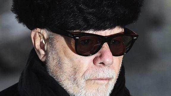El cantante de pop británico, Gary Glitter. 