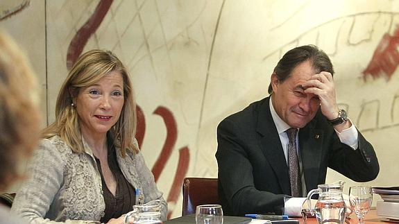 Artur Mas y Joana Ortega. 
