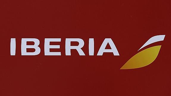 Logotipo de Iberia. 