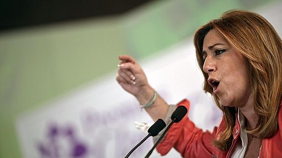 La presidenta de la Junta y candidata del PSOE, Susana Díaz.