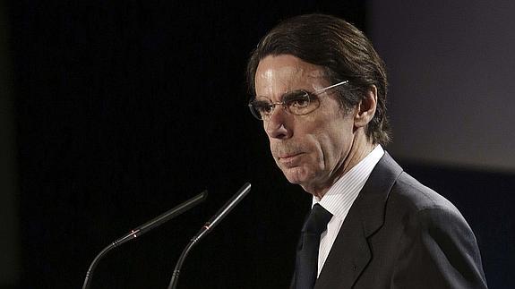 El expresidente del Gobierno José María Aznar. 