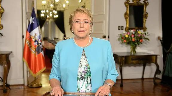 La presidenta chilena, Michelle Bachelet.