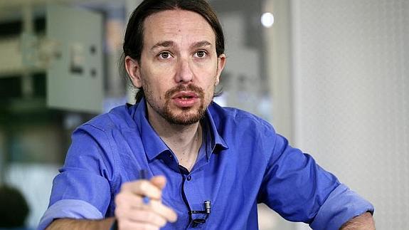 El líder de Podemos, Pablo Iglesias. 