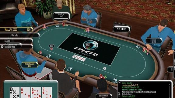 Un juego de poker online.