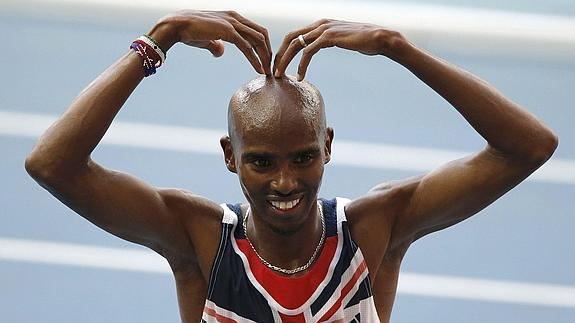 Mo Farah, en una foto de 2013. 