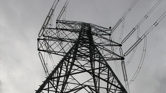 Una torre eléctrica.