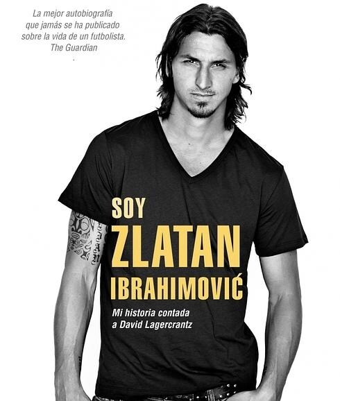 Portada de la autobiografía de Ibrahimovic. 