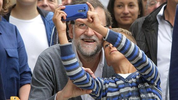 Mariano Rajoy, hoy en Galicia.