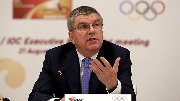 Thomas Bach, presidente del Comité Olímpico Internacional (COI). 