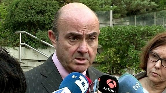 El ministro de Economía, Luis de Guindos.