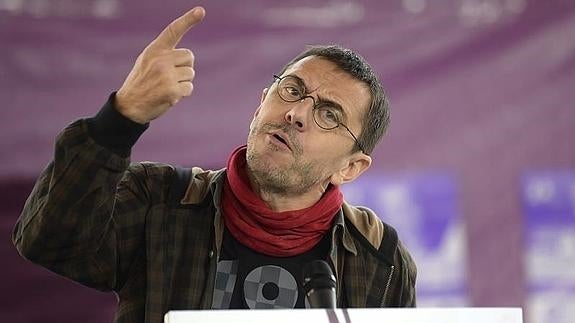 El cofundador y exdirigente de Podemos, Juan Carlos Monedero. 