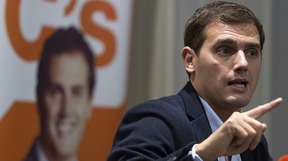 Albert Rivera, hoy en Ávila.