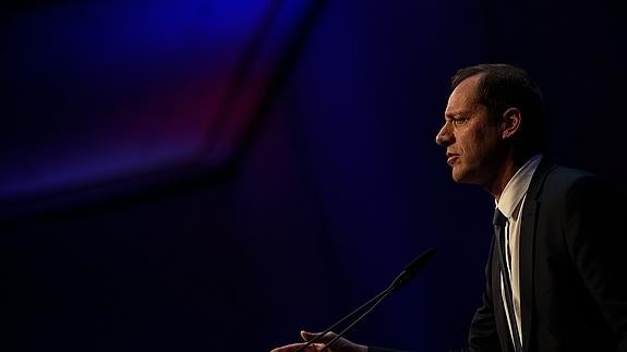 Christian Prudhomme,durante una conferencia. EFE 