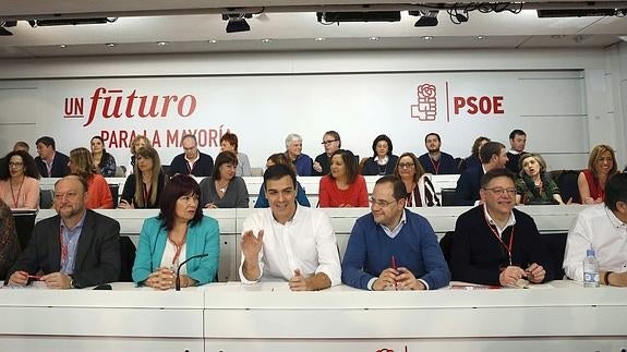 Reunión del Comité Federal del PSOE. 