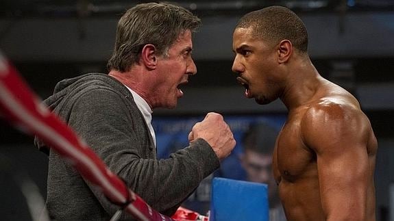 Sylvester Stallone y Michael B. Jordan en 'Creed. La leyenda de Rocky'. 