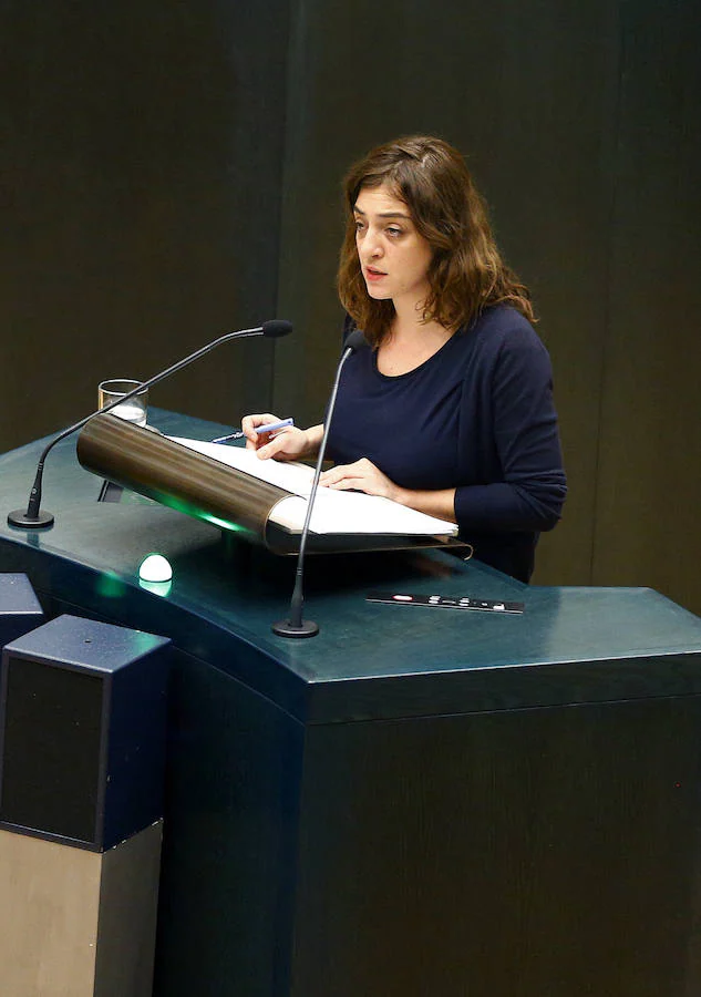 Celia Mayer en el Pleno del Ayuntamiento de Madrid
