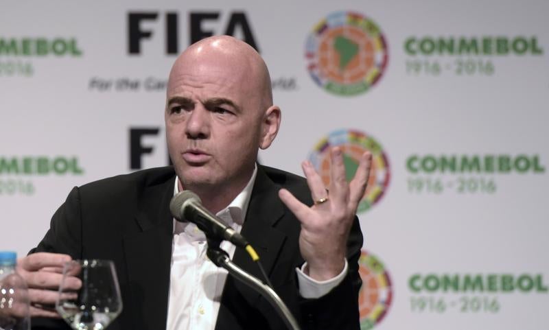 Gianni Infantino, presidente de la FIFA. 