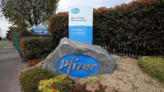 Oficina de Pfizer en Cork (Irlanda). 