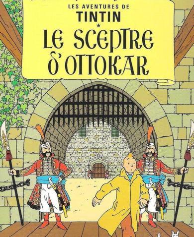 Portada del cómic 'El cetro de Ottokar'. 