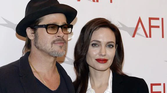Los actores Angelina Jolie y Brad Pitt.