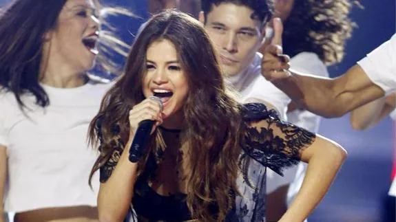 Selena Gomez, en uno de sus últimos conciertos