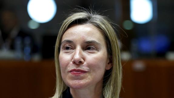 Federica Mogherini, Alta Representante de Política Exterior y de Seguridad Común de la UE.
