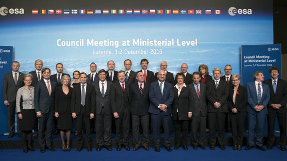 Consejo Ministerial de la Agencia Espacial Europea (ESA).