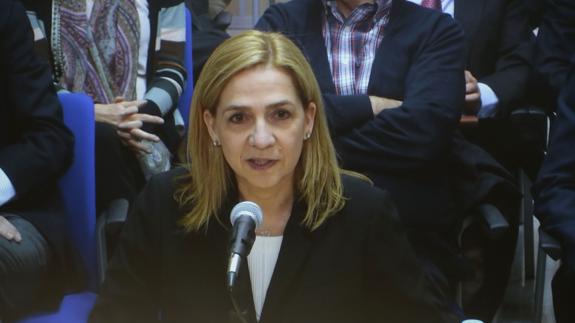 La infanta Cristina.