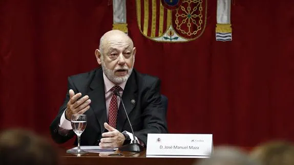 El fiscal general del Estado, Jesús Maza. 