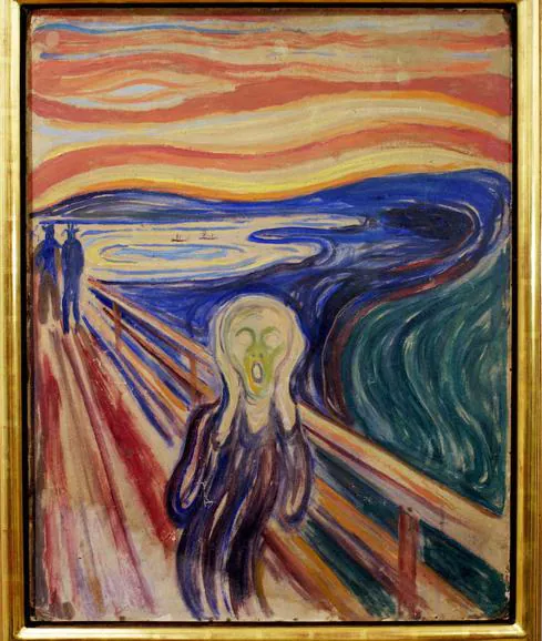 'El grito', obra del artista noruego Edvard Munch. 