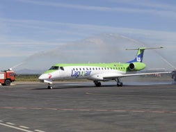 Avión de Lagunair.