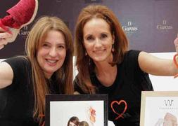 Sara Navarro celebra un rastrillo solidario a beneficio de la Fundación Sandra Ibarra