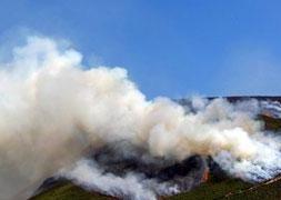 Continúan las tareas de control definitivo del fuego de Barjas