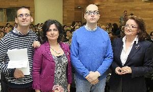 Juan Pablo Molinero, Mª Concepción Galvan, Alvaro Rodríguez y Simona Palacios. A. Quintero