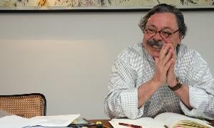 El diseñador Alberto Corazón. /Irene Medina