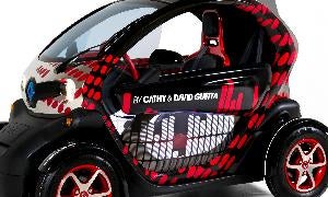 Cathy y David Guetta presentan en París un Twizy diseñado por ellos para Renault