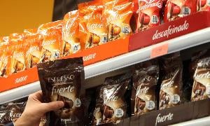 Las cápsulas de café de Prosol en las estanterías de Mercadona. / EL NORTE