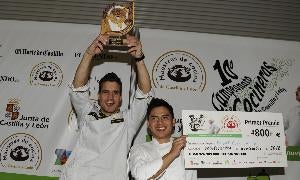Miguel Cobo, del restaurante El Vallés de Briviesca, gana el X Concurso de Cocineros de Castilla y León