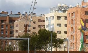 Bloques de viviendas protegidas en Villa de Prado. / G. VILLAMIL