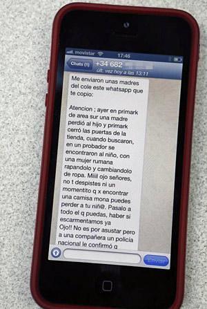 La Guardia Civil desmiente un bulo de las redes sociales sobre secuestros de niños