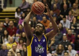 Ewing durante un partido con el Blancos de Rueda./ Fernando Blanco